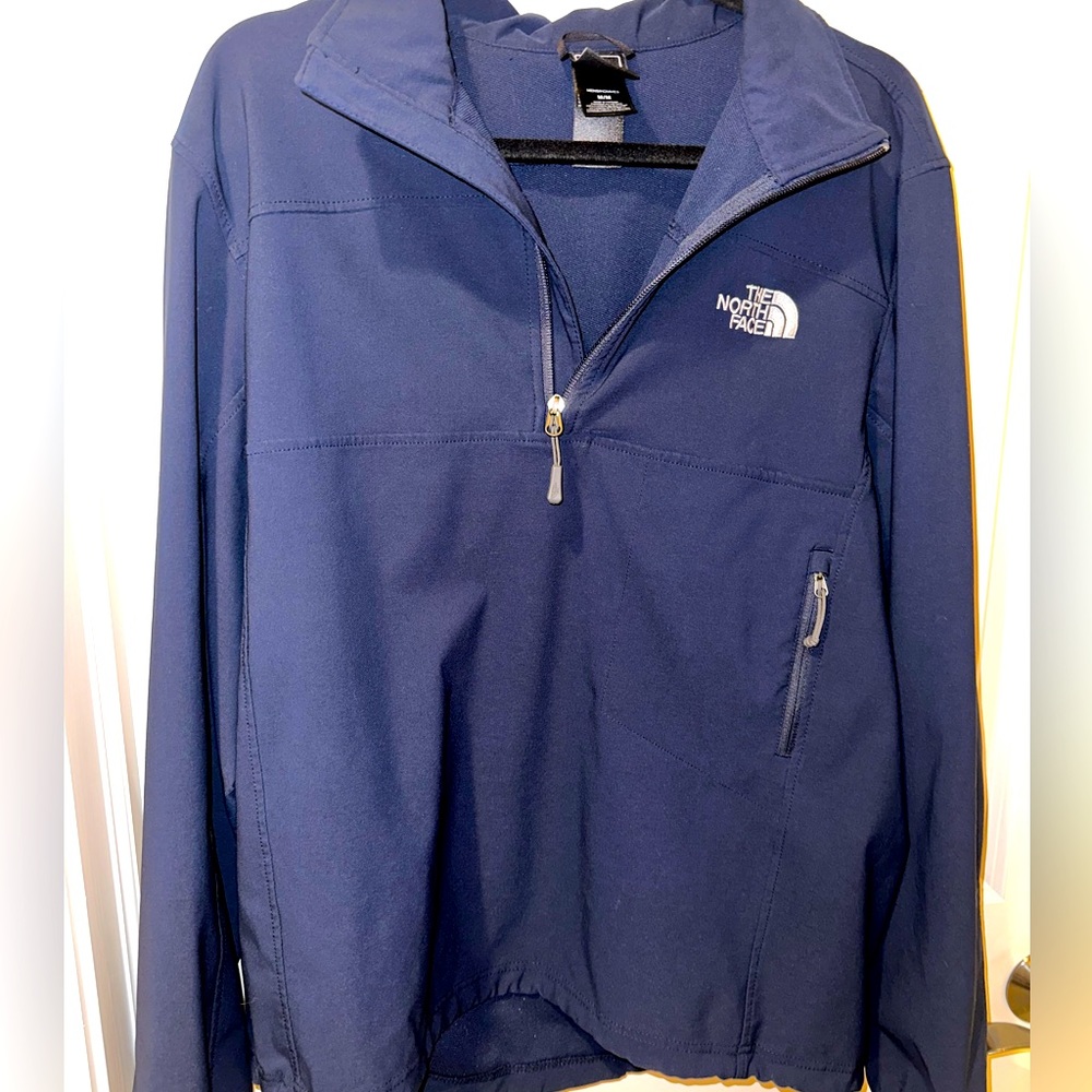 Men’s North Face 1/4 Zip Pullover Navy Medium Great Condition lightweight